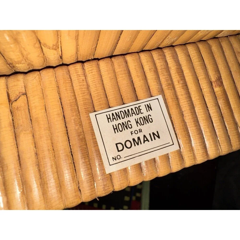 Vintage Bamboo Tissue Box Cover, Boho Chic, Coastal Vibe By DOMAIN Hong Kong